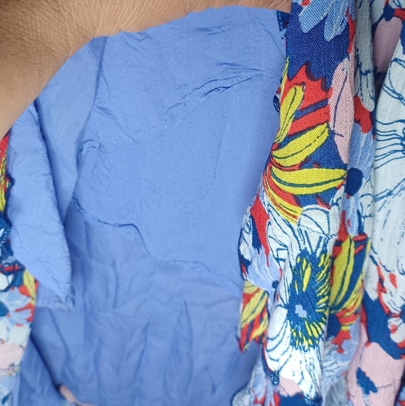 Anthropologie Asymmetrical Red and Yellow Pencil Skirt Resort Wear - Picture 3 of 16